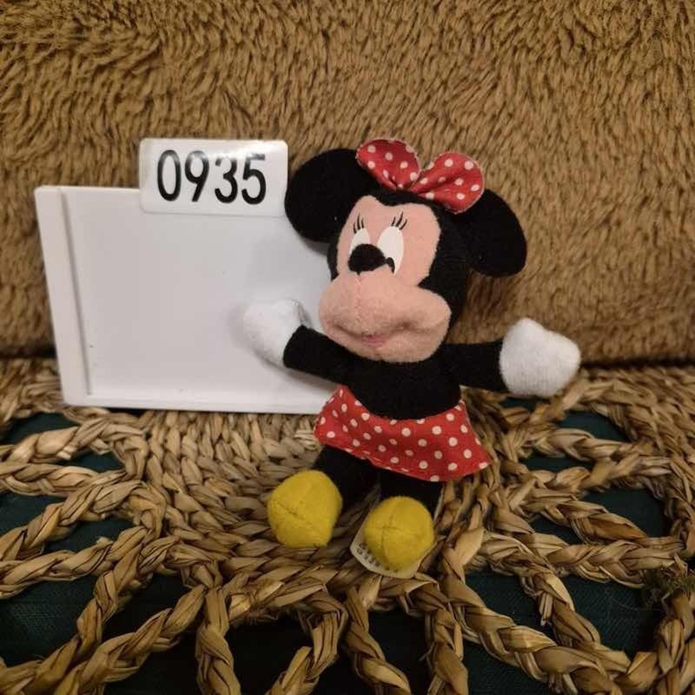 ✅Disney Store Minnie Mouse Plush Toy Bean Bag  Doll#️⃣0935